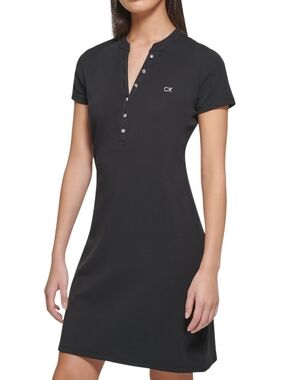 Calvin Klein Womens Everyday Cotton DressCasual Dress, Sz L